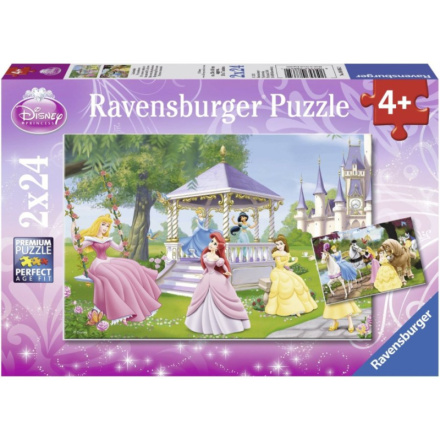 RAVENSBURGER Puzzle Okouzlující princezny 2x24 dílků 111993