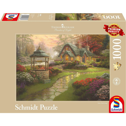 SCHMIDT Puzzle Domek u studny přání 1000 dílků 112091