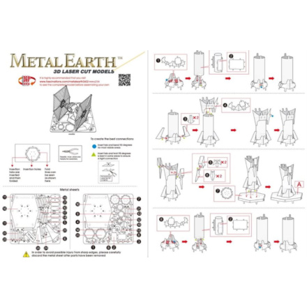 METAL EARTH 3D puzzle Star Wars: Tie Fighter 112096