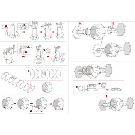 METAL EARTH 3D puzzle Star Wars: Tie Fighter 112096