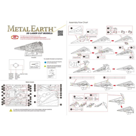 METAL EARTH 3D puzzle Star Wars: Imperial Star Destroyer 112098