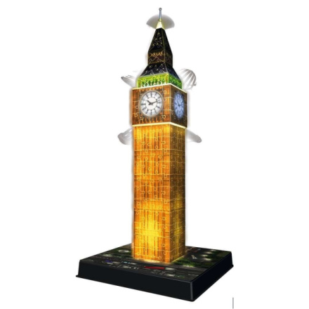 RAVENSBURGER Svítící 3D puzzle Noční edice Big Ben 216 dílků 112310