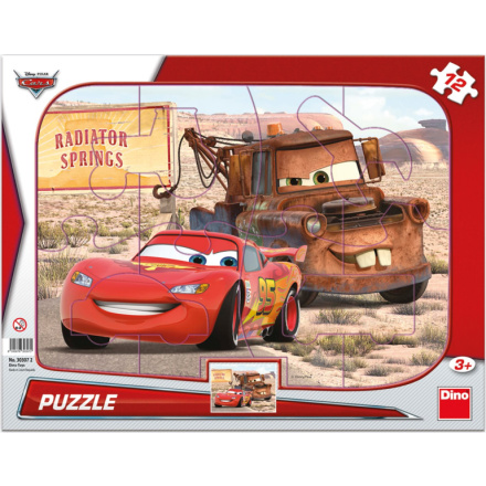 DINO Puzzle Auta: Blesk a Burák 12 dílků 114996
