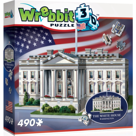 WREBBIT 3D puzzle Bílý dům, Washington 490 dílků 115067