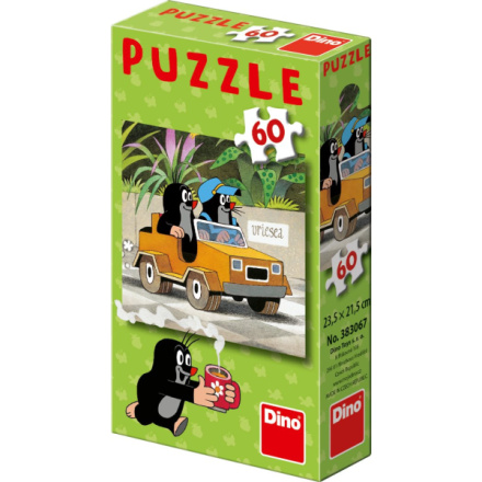 DINO Puzzle Krtek a autíčko 60 dílků 115839