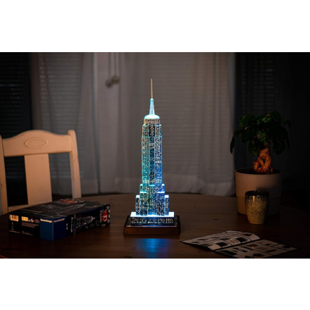 RAVENSBURGER Svítící 3D puzzle Noční edice Chrysler Building 216 dílků 116116