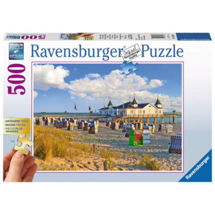 RAVENSBURGER Puzzle Pláž u Ahlbecku XXL 500 dílků 116487
