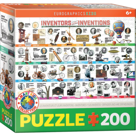 EUROGRAPHICS Puzzle Velké vynálezy 200 dílků 116964