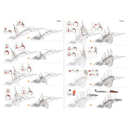 METAL EARTH 3D puzzle Stegosaurus 117363