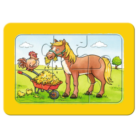 RAVENSBURGER Moje první puzzle Zvířecí kamarádi 3x6 dílků 117981