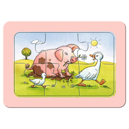 RAVENSBURGER Moje první puzzle Zvířecí kamarádi 3x6 dílků 117981