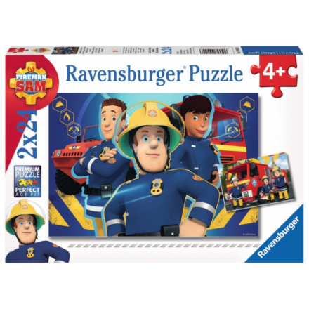 RAVENSBURGER Puzzle Požárník Sam 2x24 dílků 118084