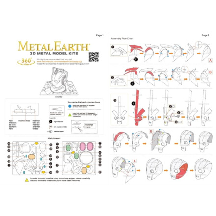 METAL EARTH 3D puzzle Doctor Who: Cybermanova hlava 118332