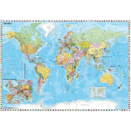 SCHMIDT Puzzle Politická mapa světa 1500 dílků 118657