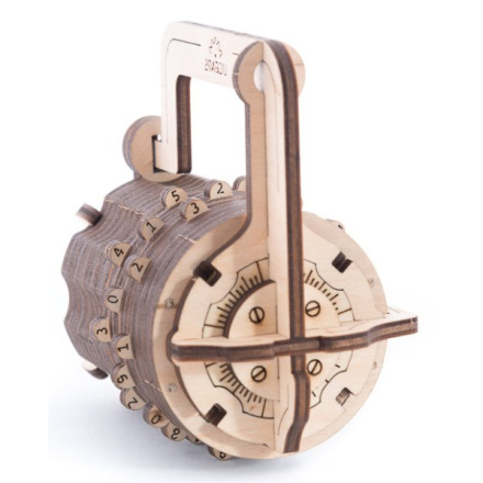 UGEARS 3D puzzle Číselný zámek 34 dílků 119048