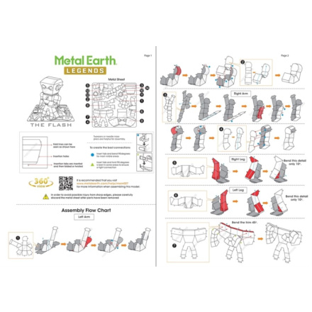 METAL EARTH 3D puzzle Justice League: The Flash figurka 120081