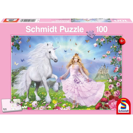 SCHMIDT Puzzle Princezna jednorožců 100 dílků 120822