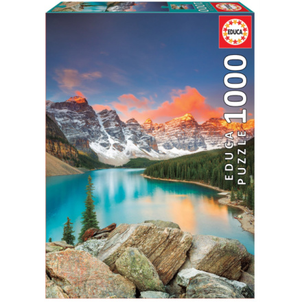 EDUCA Puzzle Jezero Moraine, Kanada 1000 dílků 122205