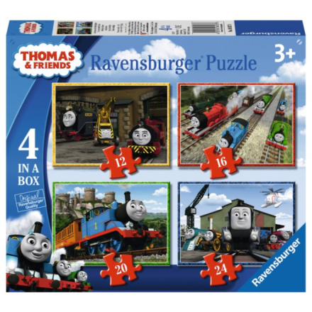 RAVENSBURGER Puzzle Mašinka Tomáš 4v1 (12,16,20,24 dílků) 122251