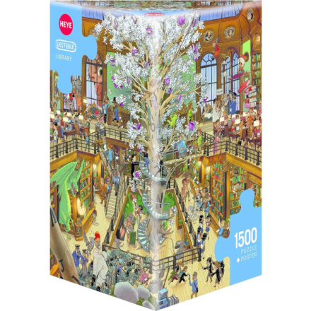 HEYE Puzzle Knihovna 1500 dílků 122354