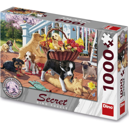 DINO Puzzle Secret Collection: Štěňata 1000 dílků 122406