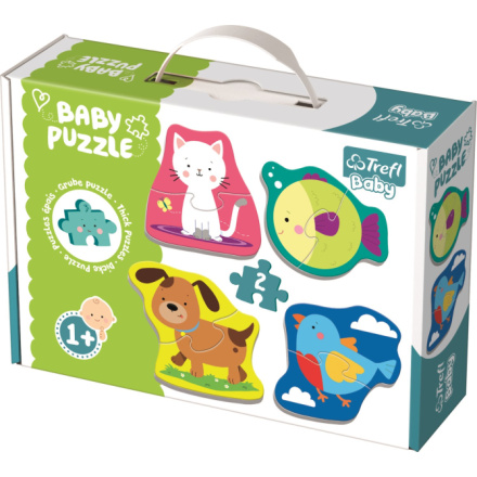TREFL Baby puzzle Zvířata 4x2 dílky 122583