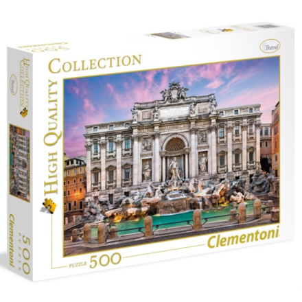 CLEMENTONI Puzzle Fontána di Trevi, Itálie 500 dílků 123468