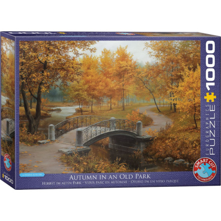 EUROGRAPHICS Puzzle Podzim ve starém parku 1000 dílků 123513