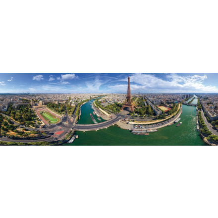 EUROGRAPHICS Panoramatické puzzle Paříž, Francie 1000 dílků 123594