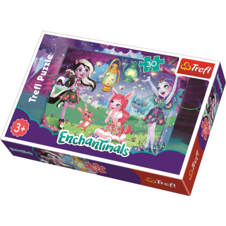 TREFL Puzzle Enchantimals: Magický svět 30 dílků 123782