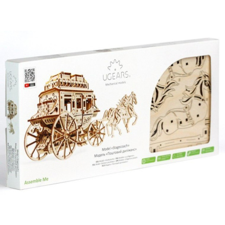 UGEARS 3D puzzle Dostavník 248 dílků 123929