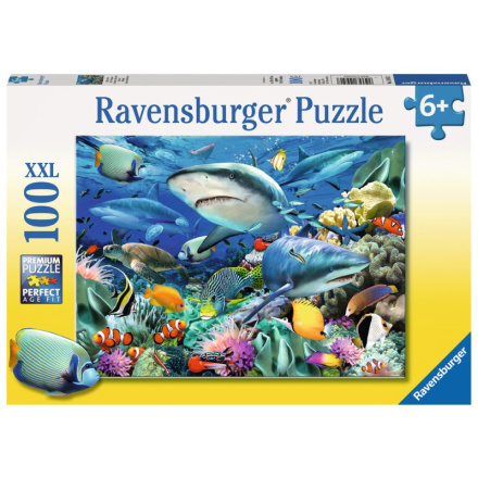 RAVENSBURGER Puzzle Žraločí útes XXL 100 dílků 124724