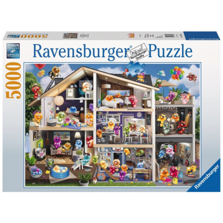 RAVENSBURGER Puzzle Domeček pro Gelini 5000 dílků 124734