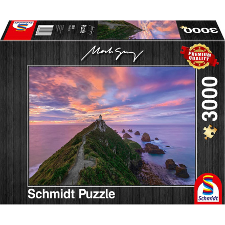 SCHMIDT Puzzle Maják Nugget Point, Nový Zéland 3000 dílků 124880