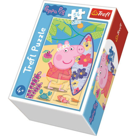 TREFL Puzzle Prasátko Peppa: Na pláži 54 dílků 125224