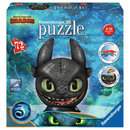 RAVENSBURGER 3D Puzzleball Bezzubka 72 dílků 125355