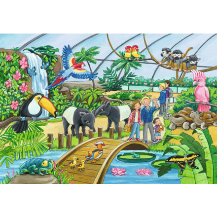 RAVENSBURGER Puzzle Vítejte v Zoo 2x24 dílků 125376