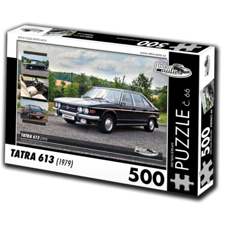 RETRO-AUTA Puzzle č. 66 Tatra 613 (1979) 500 dílků 125739