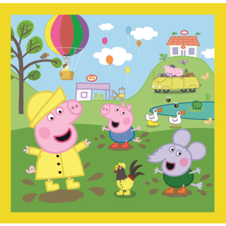 TREFL Puzzle Prasátko Peppa 3v1 (20,36,50 dílků) 127086