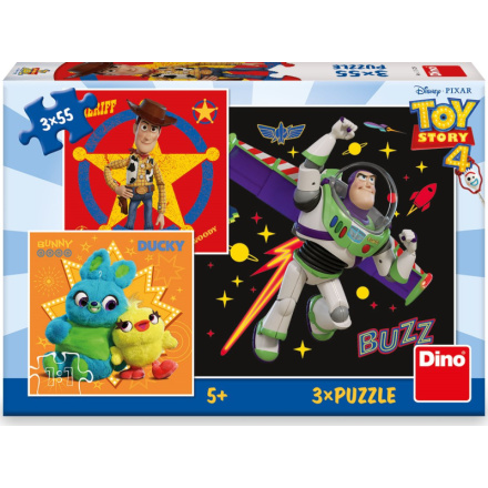 DINO Puzzle Toy Story 4, 3x55 dílků 127373