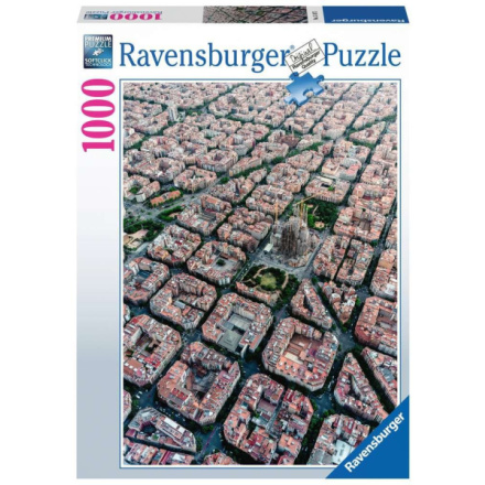 RAVENSBURGER Puzzle Barcelona shora 1000 dílků 128934