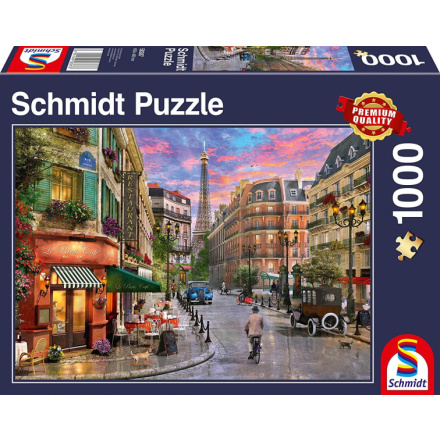 SCHMIDT Puzzle Ulička k Eiffelově věži 1000 dílků 129813