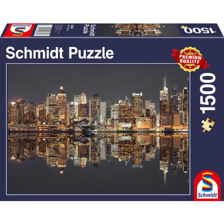 SCHMIDT Puzzle Mrakodrapy v nočním New Yorku 1500 dílků 129837