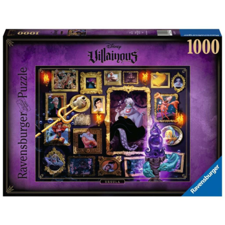 RAVENSBURGER Puzzle Disney Villainous: Uršula 1000 dílků 131100