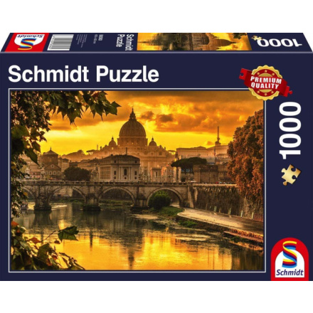 SCHMIDT Puzzle Zlaté světlo nad Římem 1000 dílků 131956