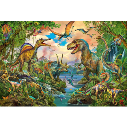 SCHMIDT Puzzle Dinosauři 150 dílků + dárek (tetovačky) 131979