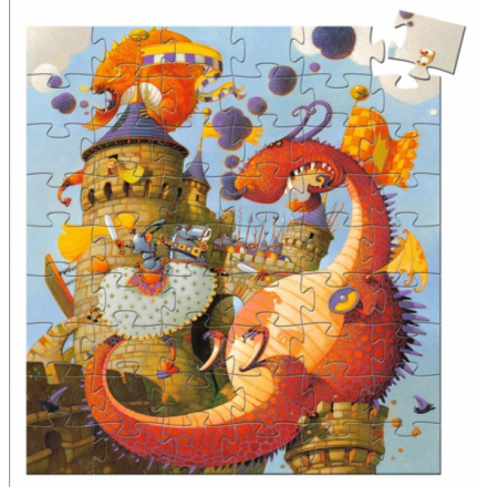 DJECO Puzzle Dračí bitva 54 dílků 132322