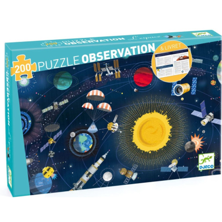 DJECO Puzzle Observation: Vesmír 200 dílků 132326