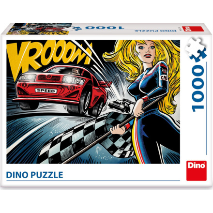 DINO Puzzle Pop Art: Závody 1000 dílků 132407