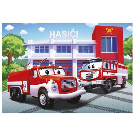 DINO Puzzle Tatra hasiči 24 dílků 133059